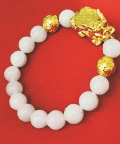 貔貅八卦手串 （純銅鍍k金）